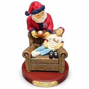 St. Louis Cardinals Santa's Gift Figurine Memory Company Limited Series MLB